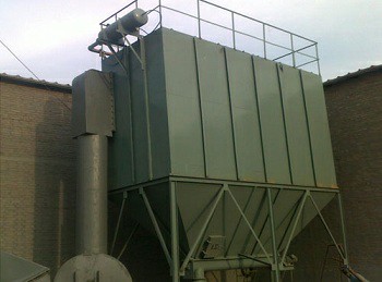 環(huán)隙噴吹脈沖袋式除塵器示意圖